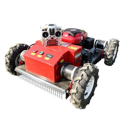품질  Customized Anti-Skid Color 7.5HP 9HP Electric-start Lawn Mower Mini Remote Control RC Robot Lawnmower 공장